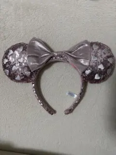 ディズニー ハート型スパンコールカチューシャ