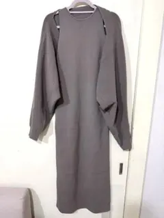 ニットアンサンブルワンピース