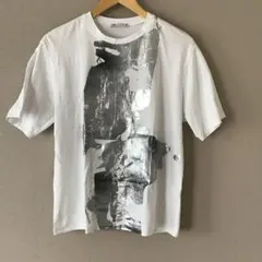 ZARA シルバープリントTシャツのサムネイル