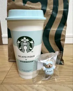 スターバックス ジェラピケ リユーザブルカップ べアリスタキャップ　コラボ