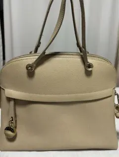 フルラ　パイパー　2way ハンドバック　ベージュ