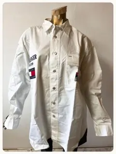 ☘️T23027☘️tommy hilfiger 長袖シャツジャケット ヴィンテージのサムネイル