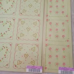 ディーナお花のキッチンタイルシール　フェリシモ　2組セット　レッドピンク系のサムネイル