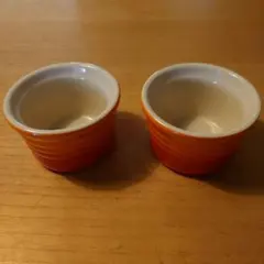 LE CREUSET ラムカン 2個セット オレンジ
