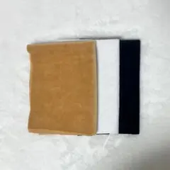 クリスタルボア生地3色セット【オーカー・ホワイト・ブラック】