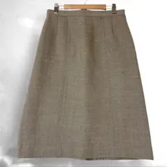 レディース スーツスカート ウール Aライン 台形 日本製 ウエスト72