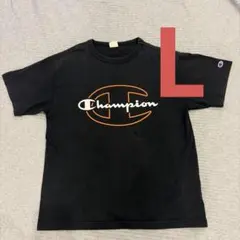 Champion ブラック Tシャツ Lサイズ