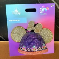 香港ディズニーランド20周年 ジーニー　バッグチャーム 帽子