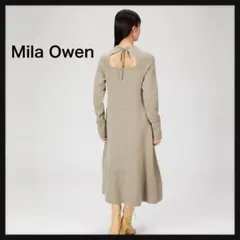 【未使用】ミラオーウェン Mila Owen⭐️ リブ ロング ニット ワンピース