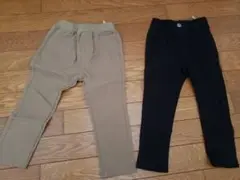 キッズパンツセット（ベージュ・黒）