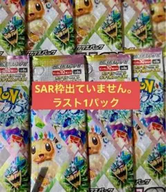 テラスタルフェスex バラパック　ラスト1パック　ポケモンカード