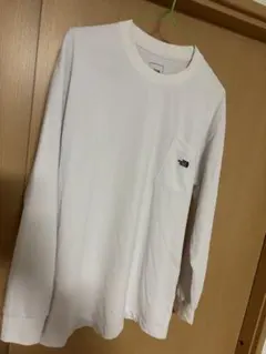 THE NORTH FACE ホワイト長袖シャツ　Ｌサイズ