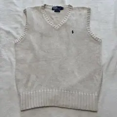 Polo by Ralph Lauren コットン100 ベスト S ニット