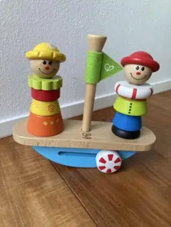 Hape バランスボート　木製　おもちゃ　箱無しのサムネイル