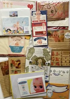 昭和レトロ キューピーちゃん レターセット まとめ売り 11点セット ファンシー