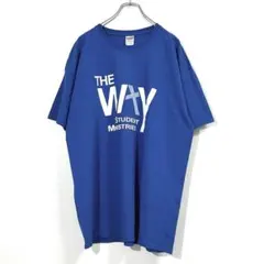 Y2Kヴィンテージ・Tシャツ 企業物 ロゴ Jerzeesボディ ブルーXL