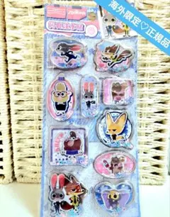 ディズニー✨ズートピア2 ウォーターシール ぷくぷく 立体 シール