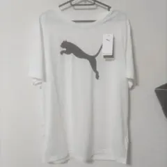 PUMA ホワイト Tシャツ XL