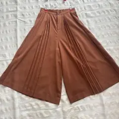 バンヤードストーム ガウチョパンツ ワイドパンツ ブラウン