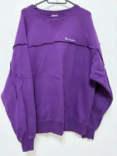 champion スウェット　直営限定　パープル　紫