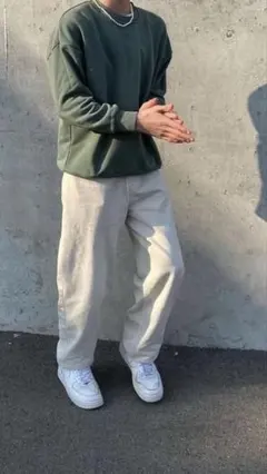 Champion オリーブグリーン トレーナー スウェット