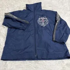 SEVEN ZERO ONE キッズ ウィンドブレーカー 110 紺 フード収納