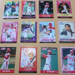 三浦伊織 トレーディングカードセット　女子プロ野球