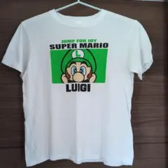 Super Mario Luigi Tシャツ ホワイト Mサイズのサムネイル