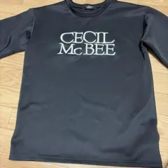 CECIL McBEE ブラック 半袖Tシャツ　M