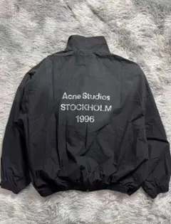 K*T様 acne studios ナイロンジャケット トラックジャケット Acne Studios - Logo zipper jacket - Black