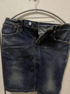 EDWIN(エドウィン)　503 ダメージ加工デニムタイトスカート