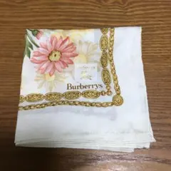 ☆バーバリー Burberrys☆ 花柄ハンカチ  新品未使用
