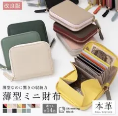 お札が折れないミニ財布　薄型