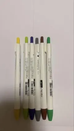 ZEBRA クリッカート ノック式水性カラーペン 6色セットのサムネイル