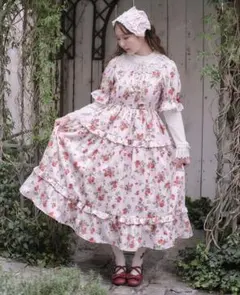 ねむ様専用】axes femme Chalmiereクラシカルローズワンピース - メルカリ