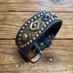 ウルフズヘッド・ケルト＆コブラWネームタイプ スタッズブレスレット