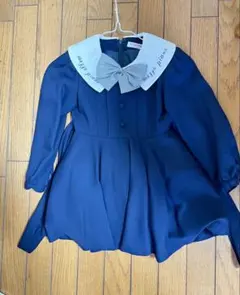 ネイビー セーラー襟 ワンピース