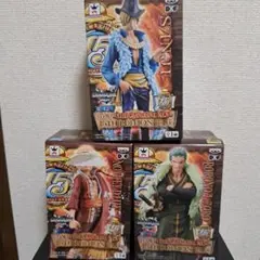 ワンピース DXF THE GRANDLINE MEN 15周年　3体まとめ売り