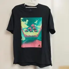 adidas メンズ グラフィックTシャツ ブラック XLのサムネイル