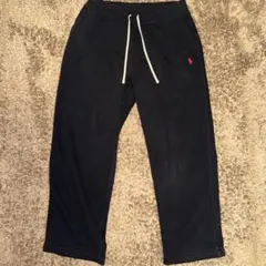 ラルフローレン ブラックスウェットパンツ
