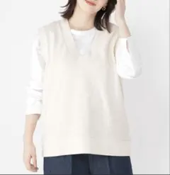 ツイード ベスト