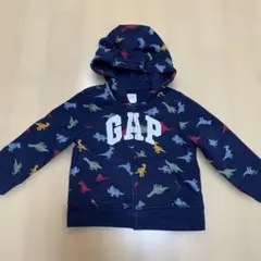 babyGAP クマ耳付き 恐竜柄パーカー スウェットパーカー 90センチ
