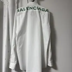 BALENCIAGA バックロゴシャツ ホワイト　サイズ38のサムネイル