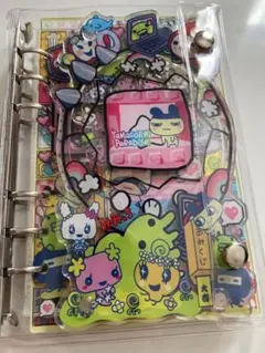 たまごっちA6シャカシャカノート☆シール帳 カバーとクリアポケット25枚付