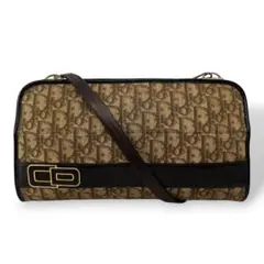 ディオール　トロッター　2way ワンショルダーバッグ　クラッチバッグ　CDロゴ