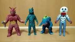 ウルトラ怪獣500シリーズ　ソフビ　4種類