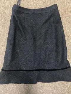 GAP フレアヘム スカート ブラック レディースのサムネイル