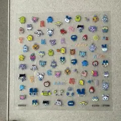 【3枚＊B D Eセット】たまごっちネイルシールコレクション