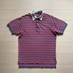 90s Polo by Ralph Lauren ポロシャツ ボーダー レッド