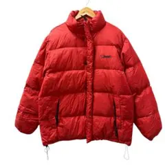 90s bear ベアー　ダウンジャケット　古着　ヴィンテージ　レッド
